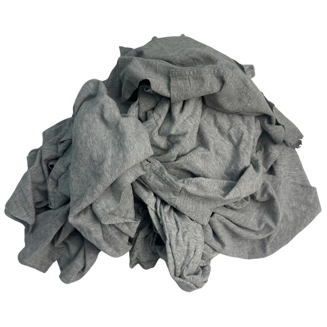 Grey Coloured T-Shirt Wipers - Pallet